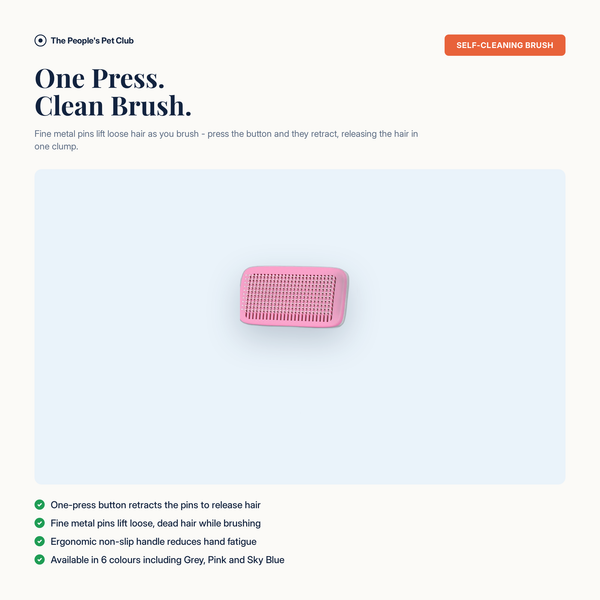 Self-Cleaning Pet Brush - hero