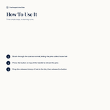 Self-Cleaning Pet Brush - how to use