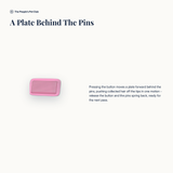 Self-Cleaning Pet Brush - mechanism