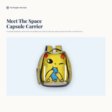 Space Capsule Pet Carrier Bag - meet