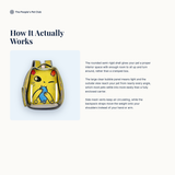 Space Capsule Pet Carrier Bag - mechanism