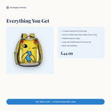 Space Capsule Pet Carrier Bag - offer