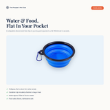 Collapsible Silicone Travel Bowl - hero