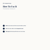 Pet Hair Lint Roller - how to use