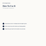 How to use the Digital Weighing Spoon