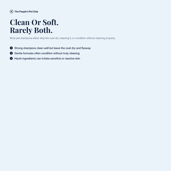Pet Shampoo & Wash - problem