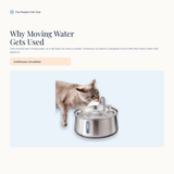 Why moving water gets used