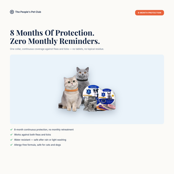 Flea and tick collar - 8 month protection