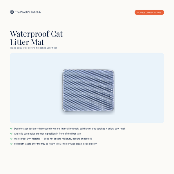 Waterproof Cat Litter Mat - hero